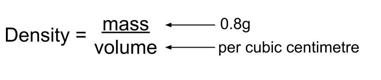 density equation