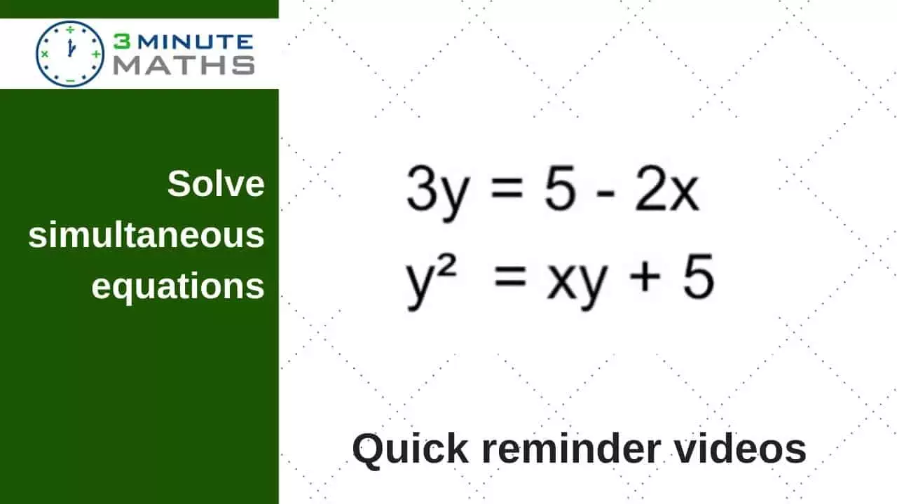 How To Solve Difficult Simultaneous Equations Grade 7 Gcse Maths