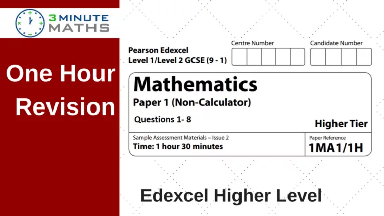 Edexcel Gcse Maths Paper Higher Maths Non Calculator