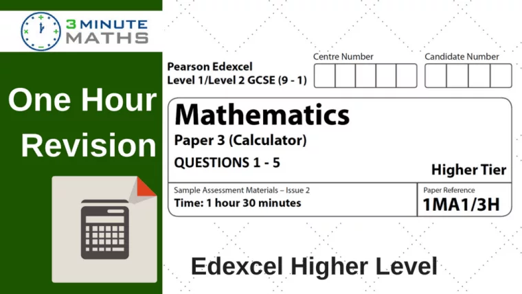 Maths Revision Edexcel Gcse Maths Higher Calculator Paper 3